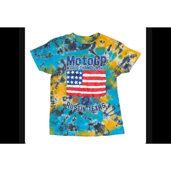 MotoGP World Championships Austin 2023 Tie-Dye Tee - Picture 1 of 3